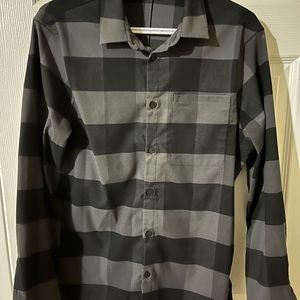 Lululemon shirt black plaid